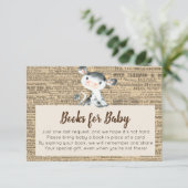 Carte D'accompagnement Livres à la ferme pour bébé (Debout devant)