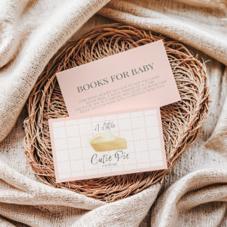 Carte D'accompagnement Livres à tarte Cutie pour Baby Card - Baby shower