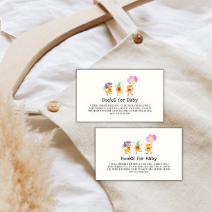 Carte D'accompagnement Livres Amusants Pour Bébé Caneton Pour Baby Shower