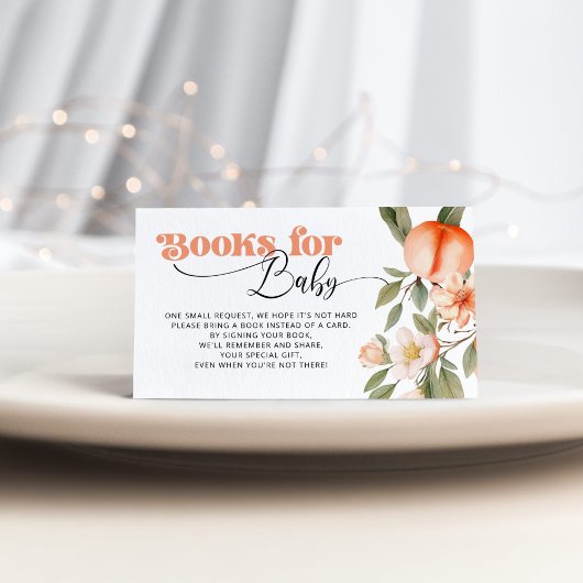 Carte D'accompagnement Livres Aquarelle Pêche pour bébé ticket