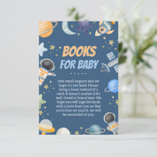 Carte D'accompagnement Livres Baby showers de Houston pour bébé