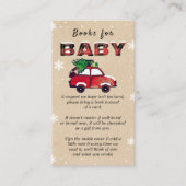 Carte D'accompagnement Livres Baby showers De Noël Pour Bébé (Devant)