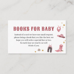 Carte D'accompagnement Livres Baby showers pour bébé