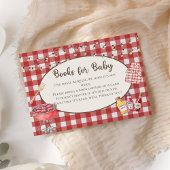 Carte D'accompagnement Livres baby showers Red Baby-Q pour bébé
