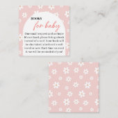 Carte D'accompagnement Livres Berry Sweet Pour Bébé (Devant / Derrière)