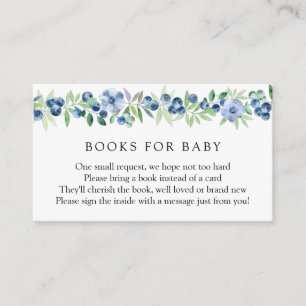 Carte D'accompagnement Livres Blueberries pour Baby Encape Card