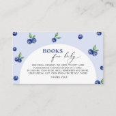 Carte D'accompagnement Livres Blueberry pour bébé (Devant)