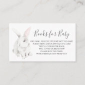 Carte D'accompagnement Livres Bunny pour Baby insert card (Devant)