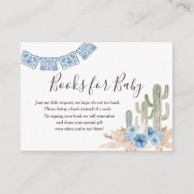 Livres Cactus Occidental pour Bébé Fleur Bleue Mex