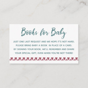 Carte D'accompagnement Livres Cactus Pour Bébé