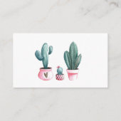 Carte D'accompagnement Livres Cactus Pour Bébé (Dos)