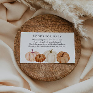 Carte D'accompagnement Livres citrouille pour Baby insert card