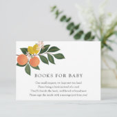 Carte D'accompagnement Livres Citrus Little Cutie pour Baby insert card (Debout devant)