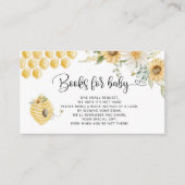 Carte D'accompagnement Livres d'abeilles de miel pour bébé (Devant)