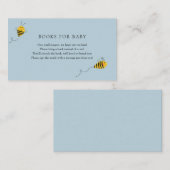 Carte D'accompagnement Livres d'abeilles pour Baby insert card (Devant / Derrière)