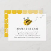 Carte D'accompagnement Livres d'abeilles pour Baby insert card (Devant / Derrière)