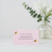 Carte D'accompagnement Livres d'abeilles pour Baby insert card (Debout devant)