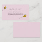 Carte D'accompagnement Livres d'abeilles pour Baby insert card (Devant / Derrière)