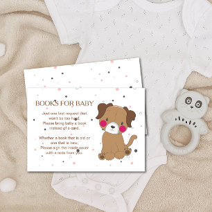 Carte D'accompagnement Livres d'animaux de dessin animé mignons et neutre