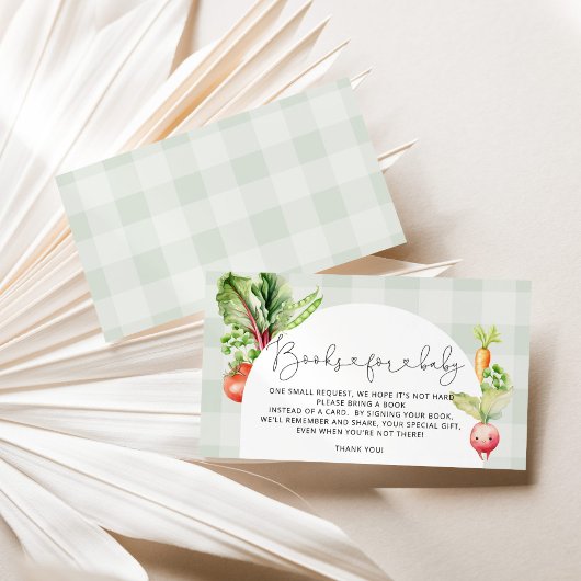 Carte D'accompagnement Livres de baby-fermiers cultivés localement pour b