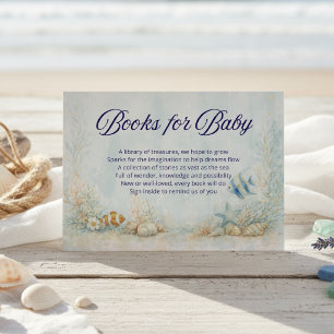 Carte D'accompagnement Livres de Baby Shower À Bientôt Bébé