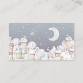 Carte D'accompagnement Livres de Baby shower d'hiver pour bébé Boîtier (Dos)