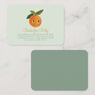 Carte D'accompagnement Livres de Baby shower Little Cutie pour bébé