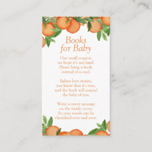 Carte D'accompagnement Livres de Baby shower Little Cutie pour boîtier bé