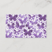 Carte D'accompagnement Livres de Baby shower papillon pour bébé (Dos)