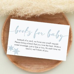 Carte D'accompagnement Livres de Baby Shower pour Bébé