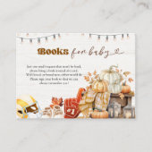 Carte D'accompagnement Livres de Baby shower Touchdown and Tiny Tots pour (Devant)