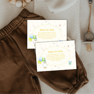 Carte D'accompagnement Livres de ballons Colorés pour bébé Silly Goose po
