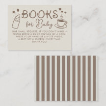 Livres de café Espresso pour demande de bébé