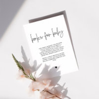 Livres de calligraphie élégants pour bébé, Baby Sh
