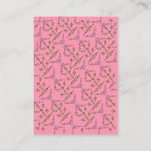 Carte D'accompagnement Livres de cigognes dessinés à la main pour bébé (Dos)