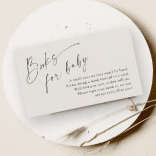 Carte D'accompagnement Livres de contes pour bébé pour une Baby Shower ne