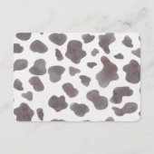 Carte D'accompagnement Livres de Cowboy pour Baby Insert Card Boy (Dos)