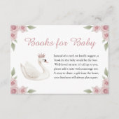 Carte D'accompagnement Livres de cygne pour bébé (Devant)