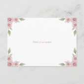 Carte D'accompagnement Livres de cygne pour bébé (Dos)