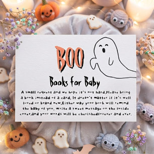 Carte D'accompagnement Livres de douche pour bébé fantôme mignon pour béb