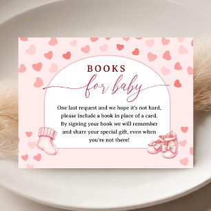 Carte D'accompagnement Livres de douche pour bébé Little Sweetheart