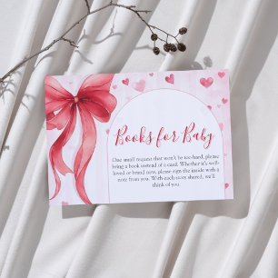 Carte D'accompagnement Livres de fête de bébé pour la Saint-Valentin