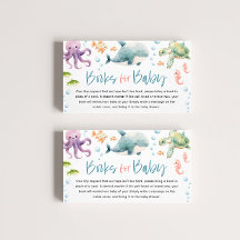Livres de Fête de Naissance Sous l'Océan pour Bébé