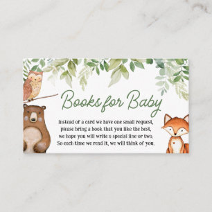 Carte D'accompagnement Livres de Fête de Naissance sur les Animaux de Saf