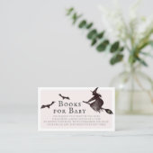 Carte D'accompagnement Livres de Fête Prénatale de Sorcière d'Halloween R (Debout devant)