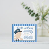 Carte D'accompagnement Livres de fête prénatale pour bébé Policier Bébé F (Debout devant)