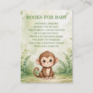 Carte D'accompagnement Livres de fête prénatale pour bébé Sauvageon