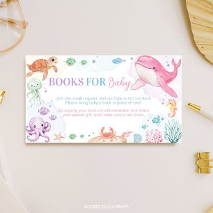 Carte D'accompagnement Livres de fête prénatale pour bébé sur les animaux