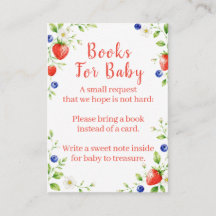 Livres de fraise myrtille doux pour bébé