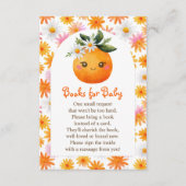 Carte D'accompagnement Livres de fruits à base d'agrumes d'orange Little  (Devant)